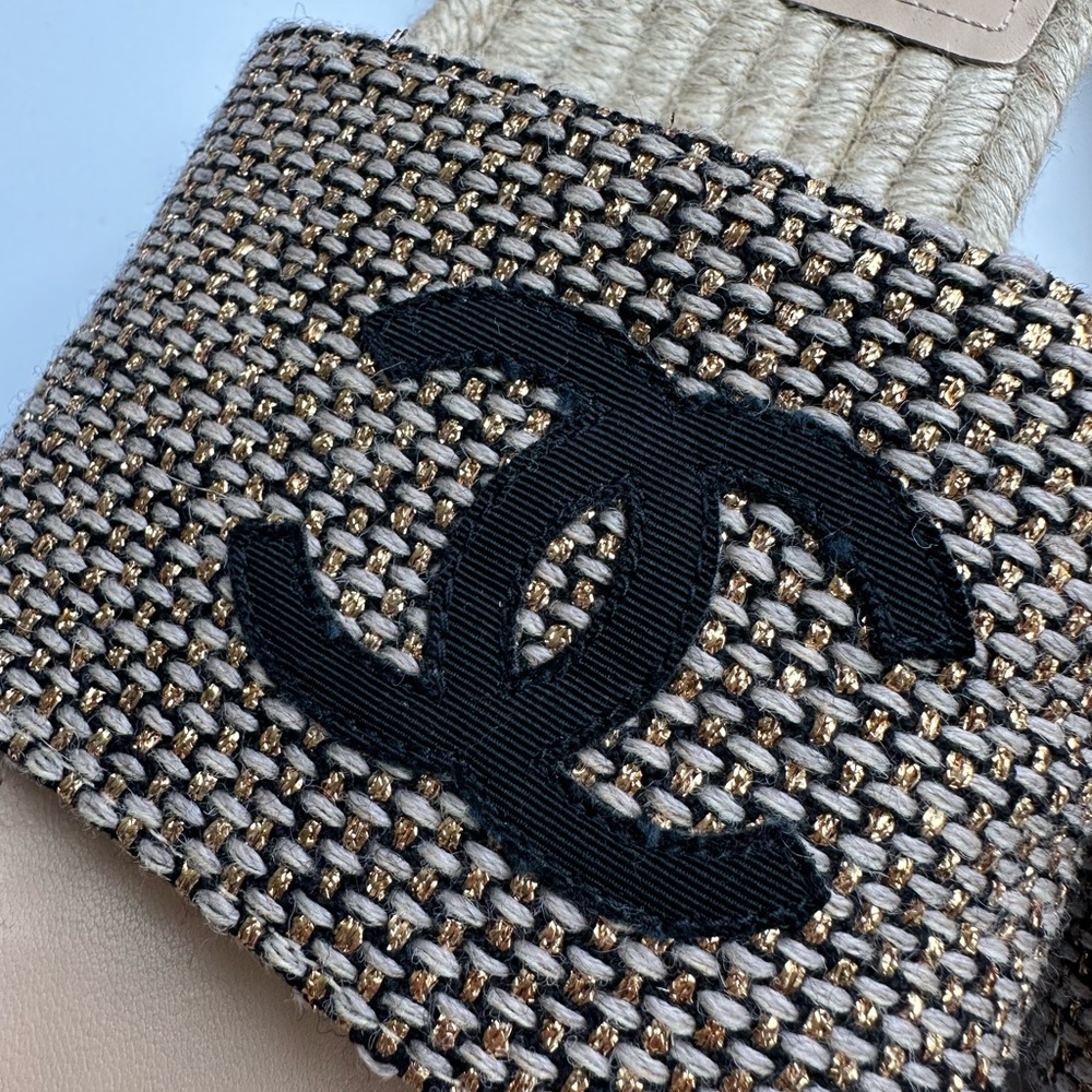 Chanel Espadrille Slides - Picture 4 of 15